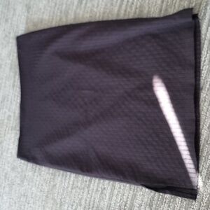 Womens Black Quilted Skirt